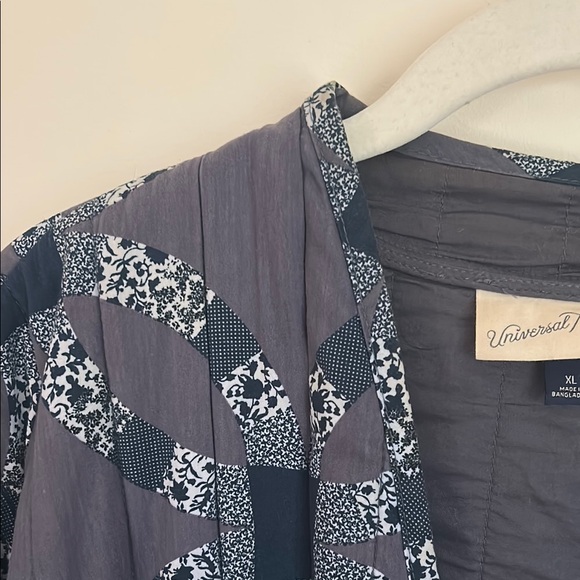 Universal Thread Blue Patterned Bomber Jacket - Picture 6 of 11